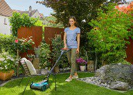 Газонокосилка аккумуляторная HandyMower 22/18V P4A с акб и зарядным в комплекте. Купить в Бресте.