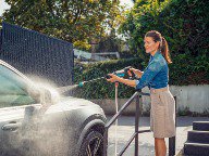 Мойка ручная AquaClean 24/18 P4A без акб и зарядного (Насадка 0°, 15°, 40°, зажим для длинного и короткого сопла, соединение OGS для садового шланга, всасывающий шланг 5 м с разъемами OGS и фильтр). Купить в Бресте.