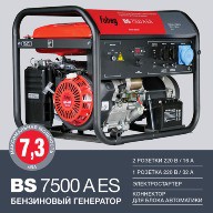 Электростанция бензиновая с электростартером и коннектором автоматики BS 7500 A ES. Купить в Бресте.