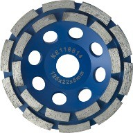 Алмазный шлифовальный круг 125*5*22,2*16 бетон 120 двухрядная. Купить в Бресте.