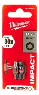 Насадка Milwaukee SHOCKWAVE TX25 25мм (2шт). Купить в Бресте.