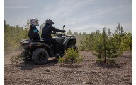 Снегоболотоход CFORCE 400L EPS Orange (Оранжевый). Купить в Бресте.