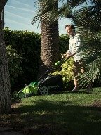 Газонокосилка аккумуляторная G40LM49DB TwinForce 49см 40в. Купить в Бресте.