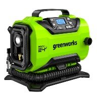 Компрессор автомобильный аккумуляторный Greenworks ACG301. Купить в Бресте.